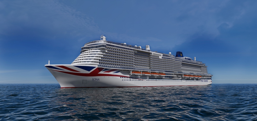 She’s a whopper! Britain’s Biggest Ship Iona Sails Into P&O Cruises’ fleet