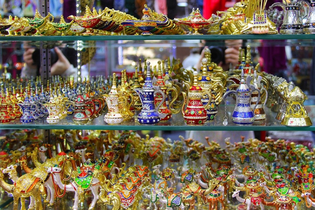 Dubai gold souq souvenirs